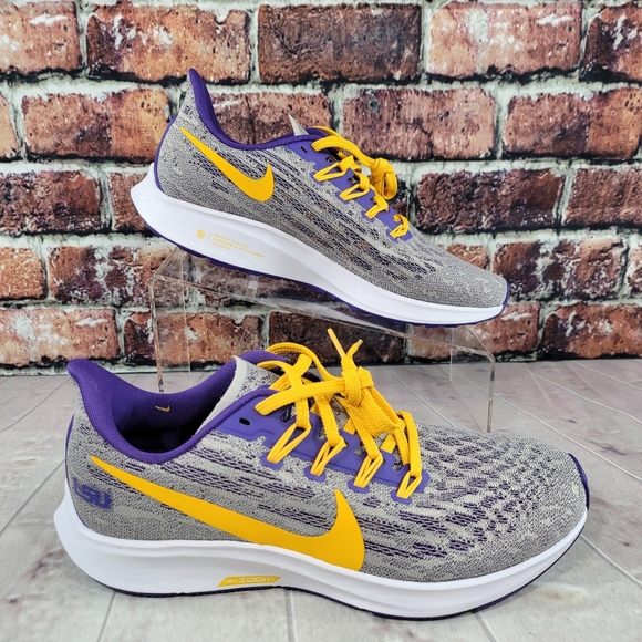Nike Air Zoom Ladies 12 Pegasus 36 LSU Tigers - Picture 5 of 10